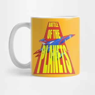 Battle Of The Planets Yellow and Red Mug